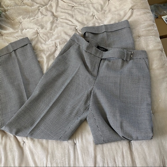 Talbots Pants - Talbots wool check signature flare pant 10